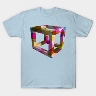 Magenta Abstract T-Shirt